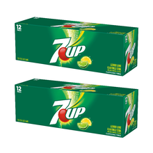 Laden Sie das Bild in den Galerie-Viewer, 7 Up Lemon &amp; Lime 24 Dosen