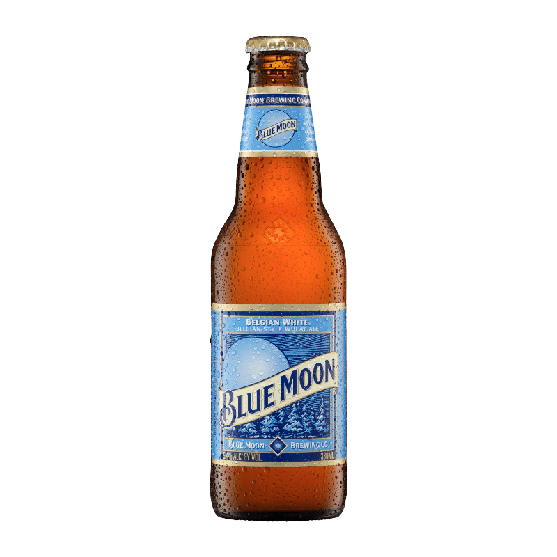 Flasche Blue Moon Belgian White