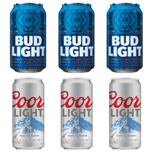 Laden Sie das Bild in den Galerie-Viewer, Bud Light + Coors Light Dose