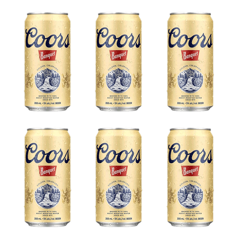 Coors Banquet 355 ml 6 Dosen