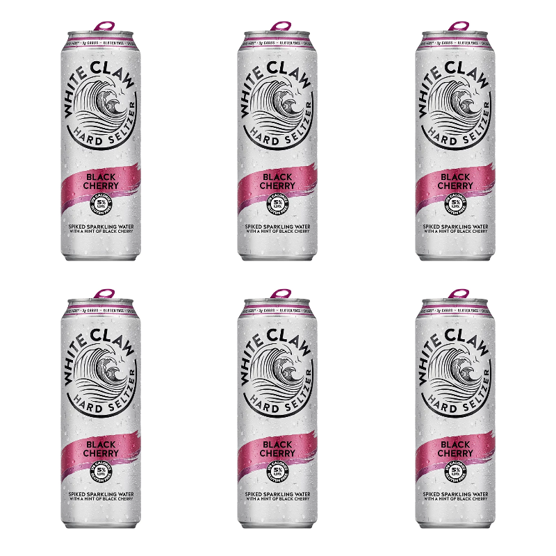 White Claw Hard Seltzer Black Cherry 6 Dosen