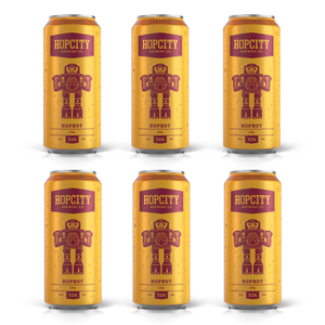 Hopcity Hopbot IPA Moosehead Bier 6x 473 ml Dose