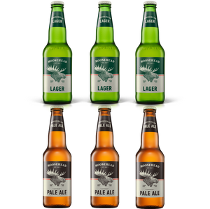 Moosehead Lager und Pale Ale Flasche 350 ml je 3 Flaschen