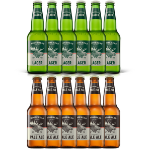 Moosehead Lager und Pale Ale Flasche 350 ml je 6 Flaschen