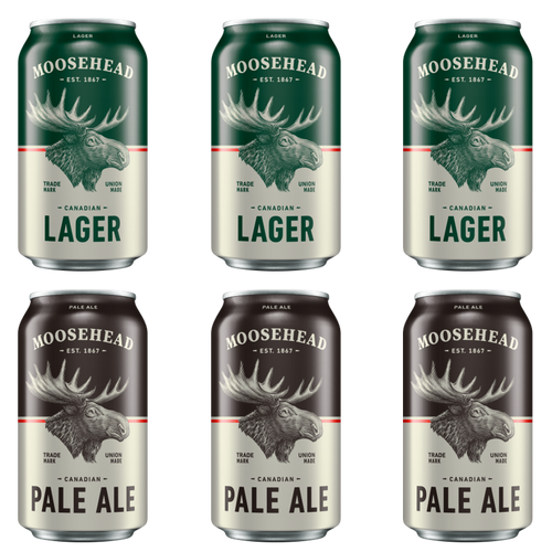 Moosehead Lager und Pale Ale Dose 355 ml 6er Pack