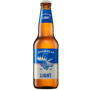 Moosehead Light 341 ml Flasche. Original kanadisches Bier